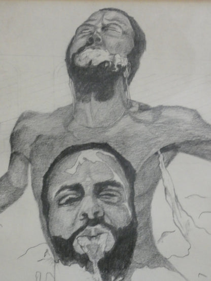 Grover Washington Jr. Portrait | Original Pencil Drawing | Framed Jazz Music Artwork | 35.5cm