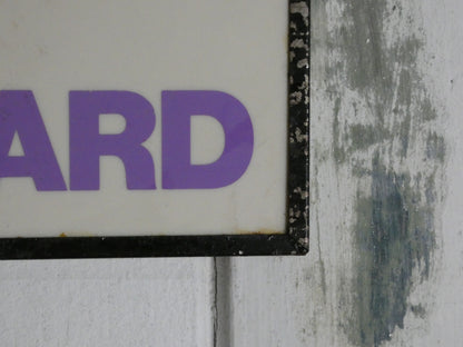 Vintage Yamaha Electronic Keyboard Dealer Sign – Purple Advertising Display, Music Store Sign