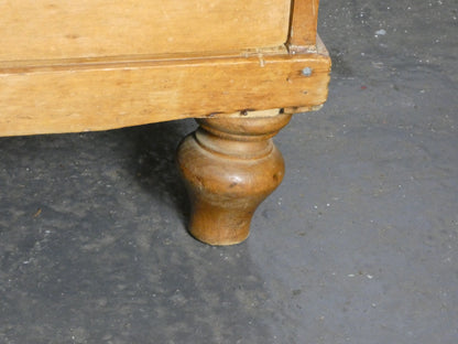 Victorian Chest of Drawers c.1890 – Antique Solid Wood 4 Drawer Cabinet – Original Character Storage