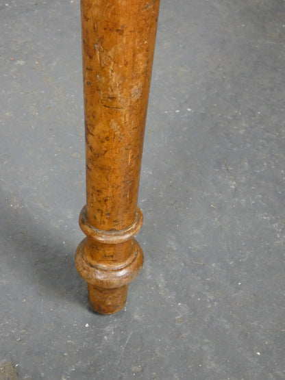 Heals of London Vintage Side Table with Drawer – Early 20th Century Solid Wood Desk / Occasional Table