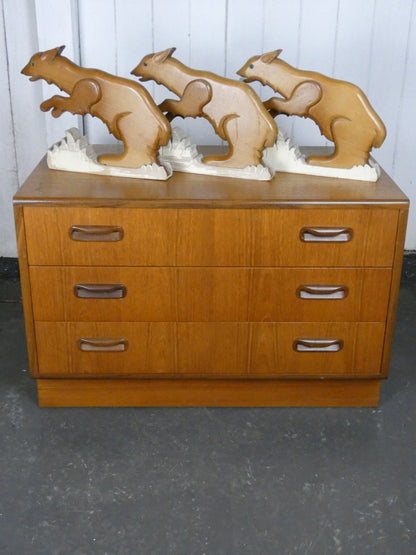 G Plan Fresco Vintage Teak Chest of Drawers – Mid Century Modern Lowboy Dresser Storage Unit