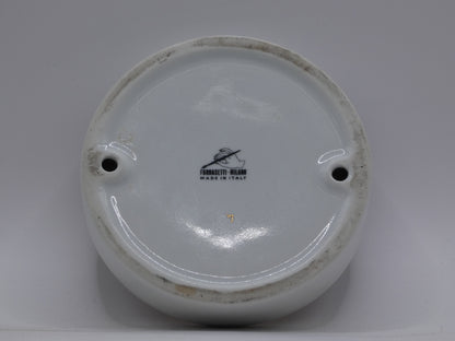 Authentic Piero Fornasetti ‘Antichi Planisferi’ Porcelain Dish / Coaster with Gold Rim | Mid-Century Italian Design