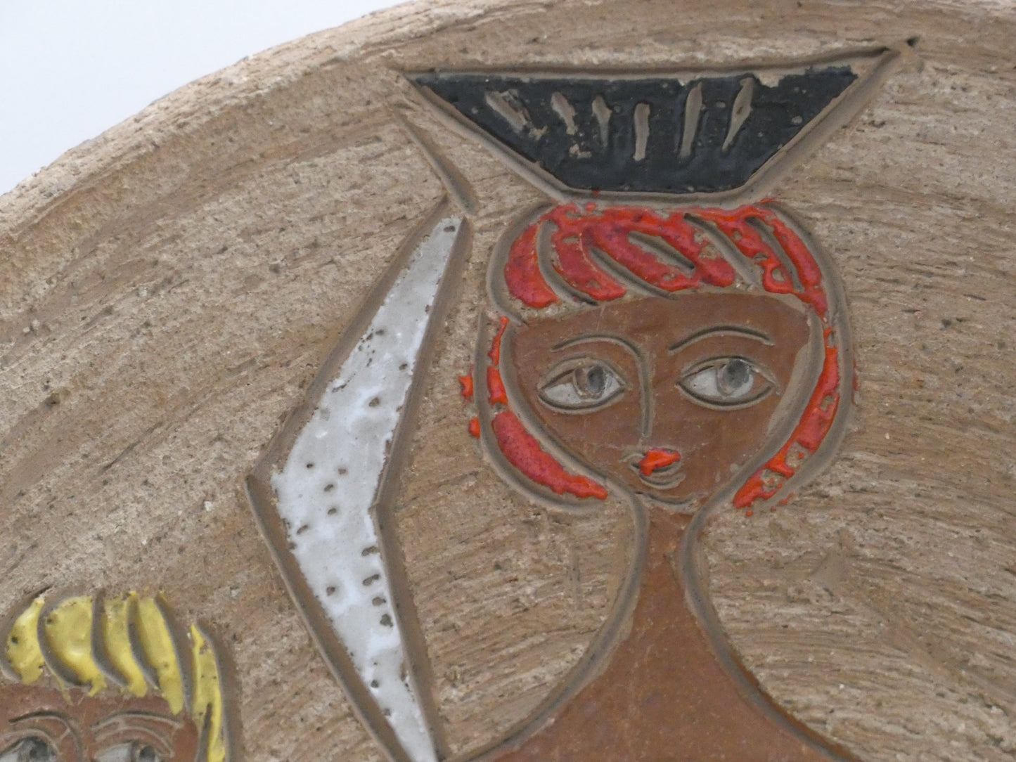 Italian Ceramic Figurative Charger / Bowl from Fratelli Fanciullacci, 1950s