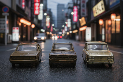 Ashtray desk tidy  Japanese Cars 70s  - RARE in UK