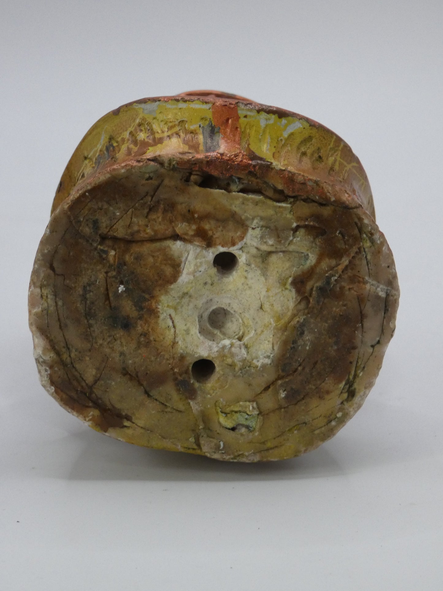 Plaster Copper painted divers helmet model 60s - jacque cousteau