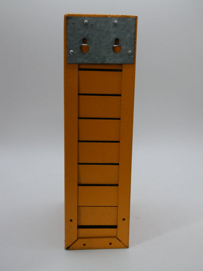 Unique Modernist Industrial Metal Desk Tidy / Multi-Drawer Storage Unit in Textured Orange Peel Finish