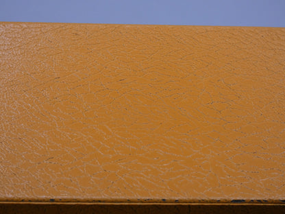 Unique Modernist Industrial Metal Desk Tidy / Multi-Drawer Storage Unit in Textured Orange Peel Finish