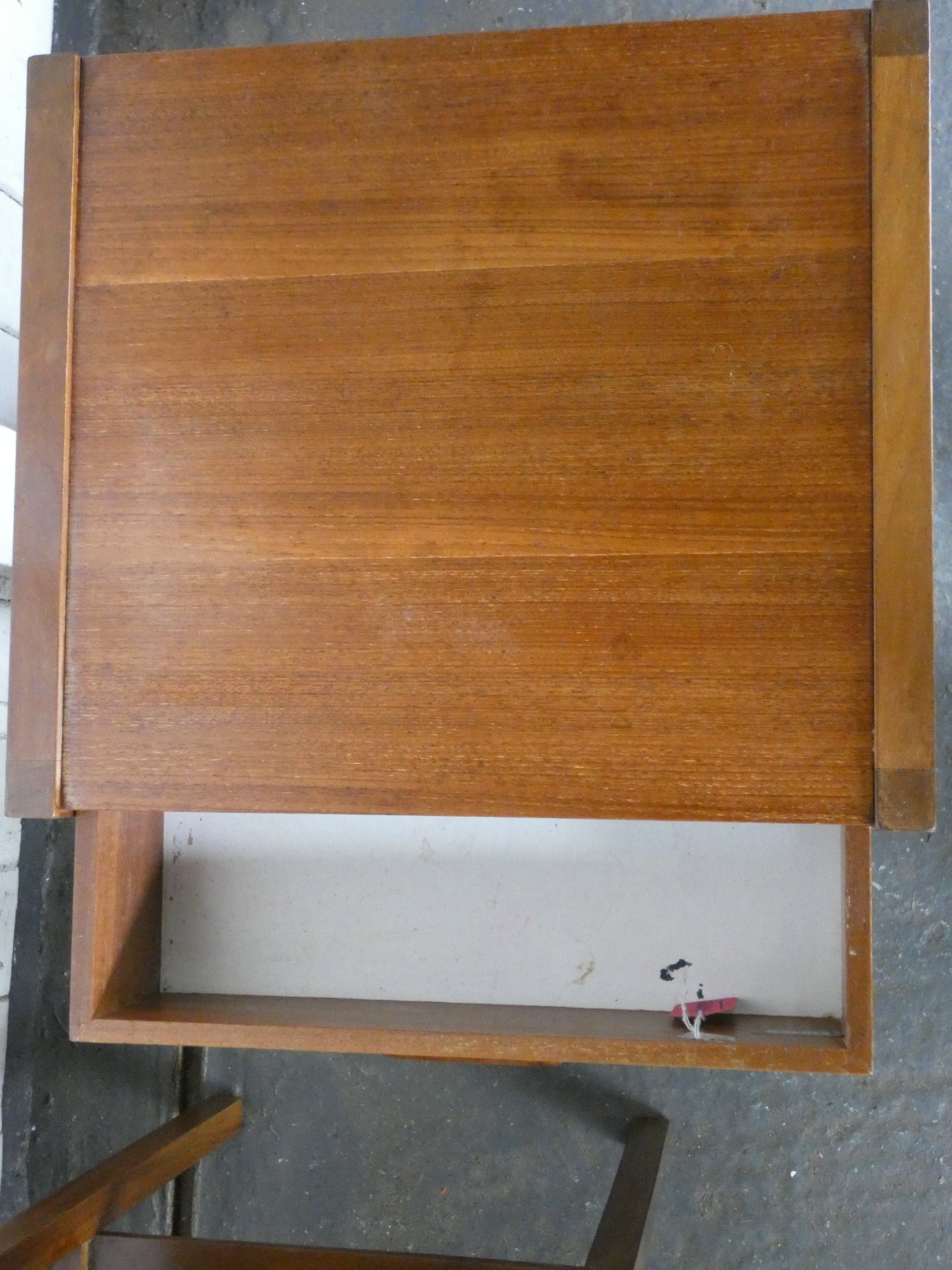 Pair of Vintage Meyer Mid-Century Modern Teak Bedside Tables / Nightstands – Danish Style