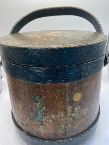 American Shaker wooden sugar box