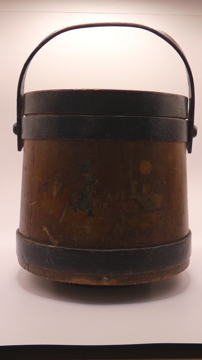 American Shaker wooden sugar box