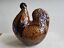 Vintage Mid-Century Aldo Londi For Bitossi Chicken / Rooster Italy
