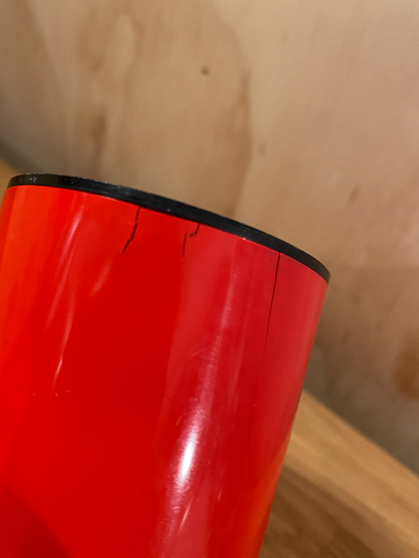 Vintage BHS Desk Lamp  - Orange / Red