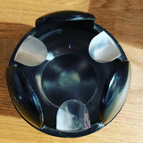 RETRO 1960's MID-CENTURY STAINLESS STEEL BALL SHAPED ASHTRAY - ATOMIC SPACE-AGE