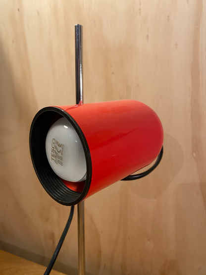 Vintage BHS Desk Lamp  - Orange / Red
