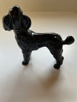 Black poodle figurine - SUPER KITSCH ! - Name : Pauline
