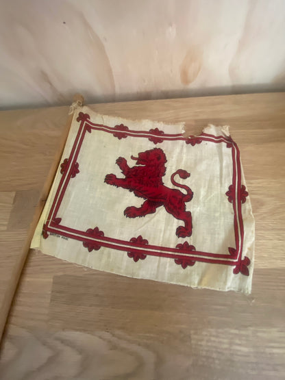 Vintage Welsh & Scottish hand flags