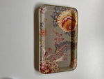 Oriental design small melamine tea tray