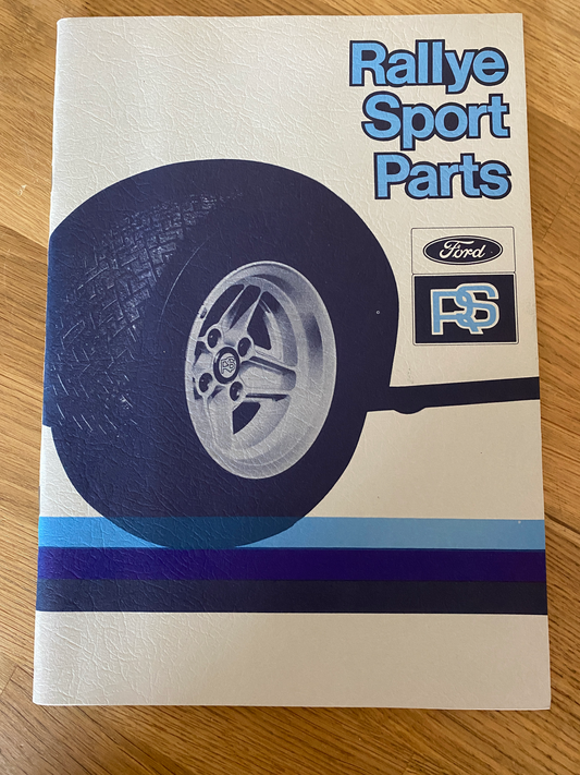 Ford Rallye Sport Parts RS Catalogue