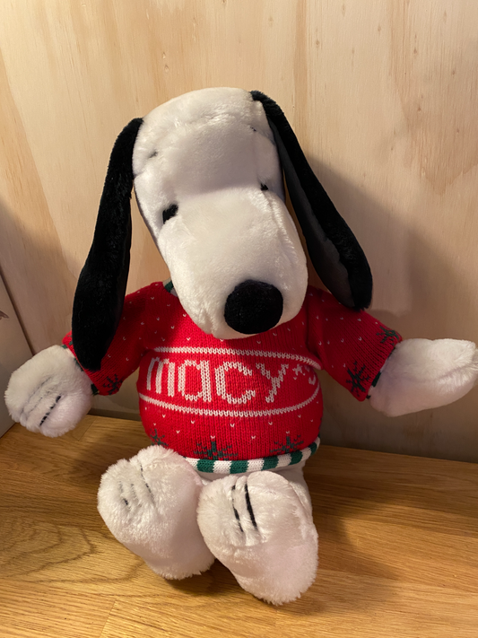 FAB VINTAGE SNOOPY  MACY Store NYC FROM 1972 USA ( 55 CM HIGH )