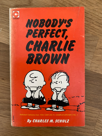 Nobodys Perfect Charlie Brown Book