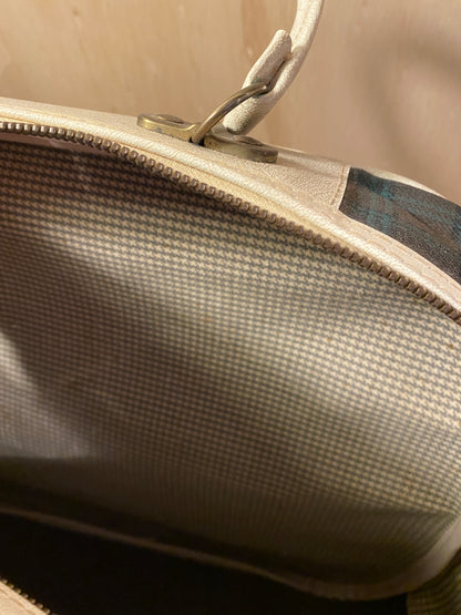 60s  MOD Tartan Bag  - Fab