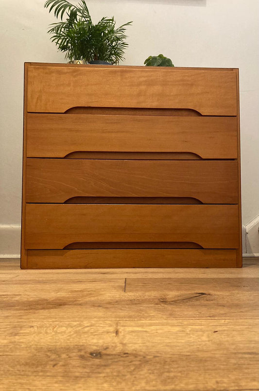 MID CENTURY STAG 'C' RANGE CHEST OF DRAWERS