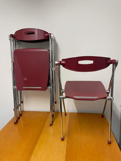 Ouverture Folding Chairs designed by Enrico Cioncada, made in Italy, Manufacturer Sitland, Design 90's
