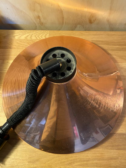 Mid Century Copper Rise and Fall  Ceiling Lamp  60s / 70s