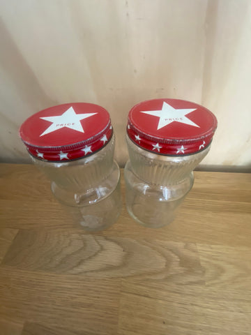 American Inspired glass jars
