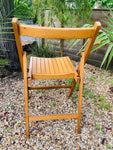 50s Solid wood fold up chairs