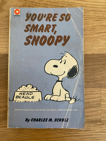 You're so smart, Snoopy Book