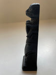 Black Boma lizard totem pole style ornament Tiki