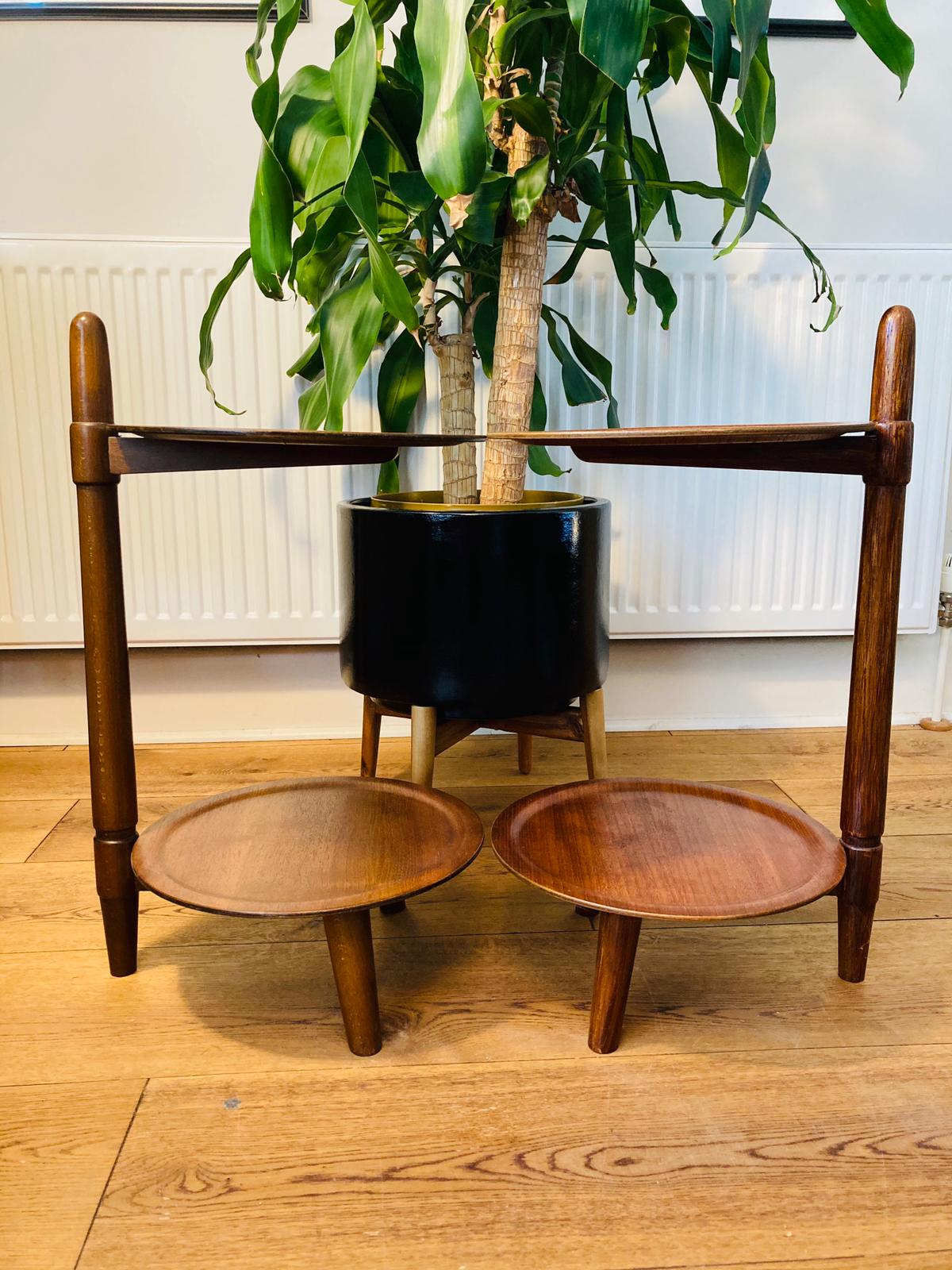 Vintage Danish Oak Side Tables from Edmund Jørgensen, 1950s