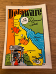 Vintage American waterslide  travel sticker - Delaware