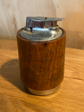 Mid Century Wooden and Chrome Ronson Table lighter
