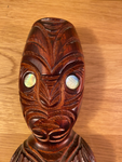 Wooden Tiki Statue  - NZ  - groovy baby