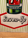 7UP / Seven -UP original 60s Painted sign - French