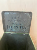 1920'S ANTIQUE LYONS TEA PERPETUAL CALENDAR TIN