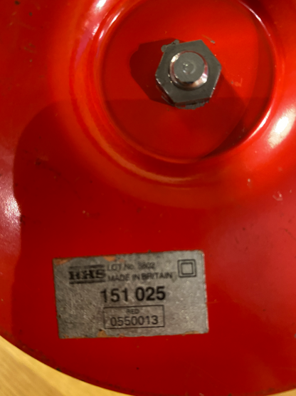 Vintage BHS Desk Lamp  - Orange / Red