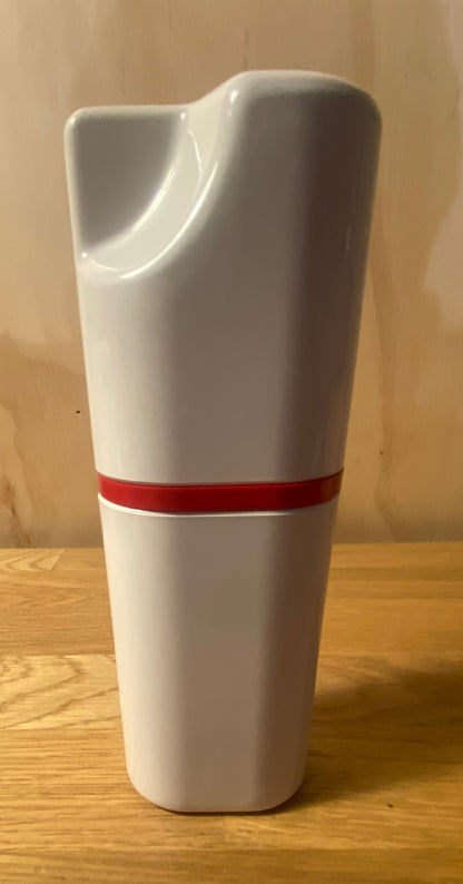 1978 Pino Spagnolo Portable "Colibrí" Table Set for ABERT - Made in Italy ( red & white )