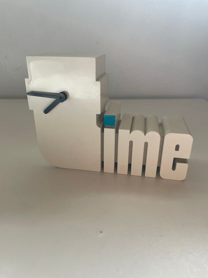 Mid Century White time clock - West German