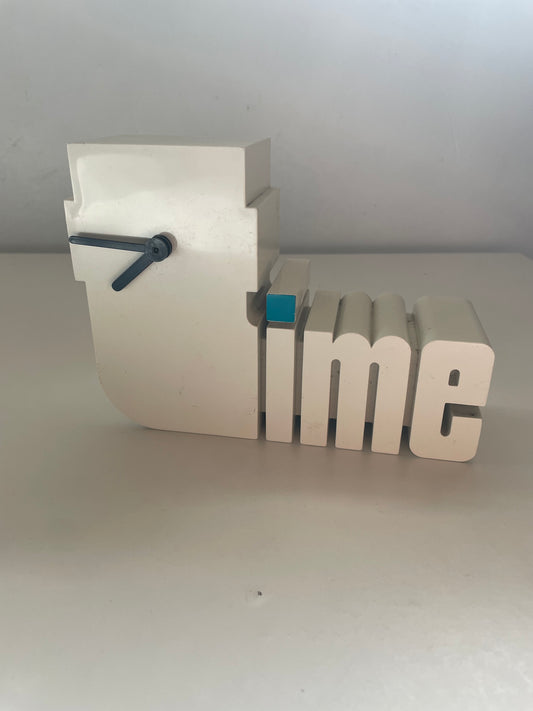 Mid Century White time clock - West German