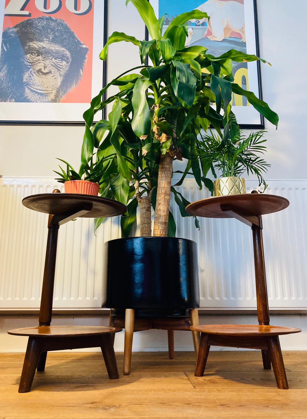 Vintage Danish Oak Side Tables from Edmund Jørgensen, 1950s