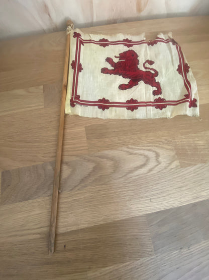 Vintage Welsh & Scottish hand flags