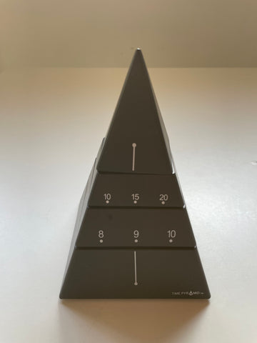 4D Design Time Battery Operated Time Pyramid 80s