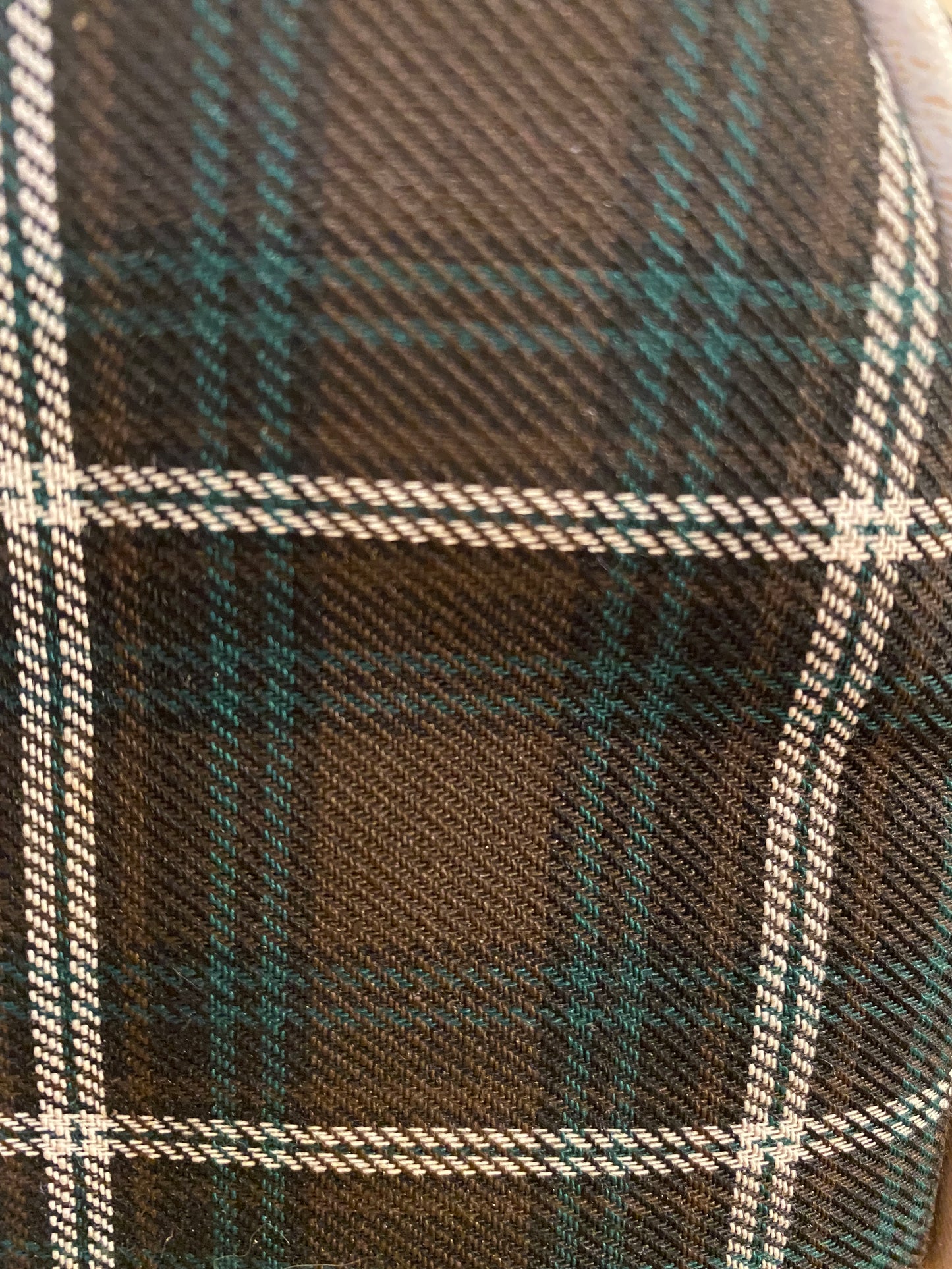 60s  MOD Tartan Bag  - Fab