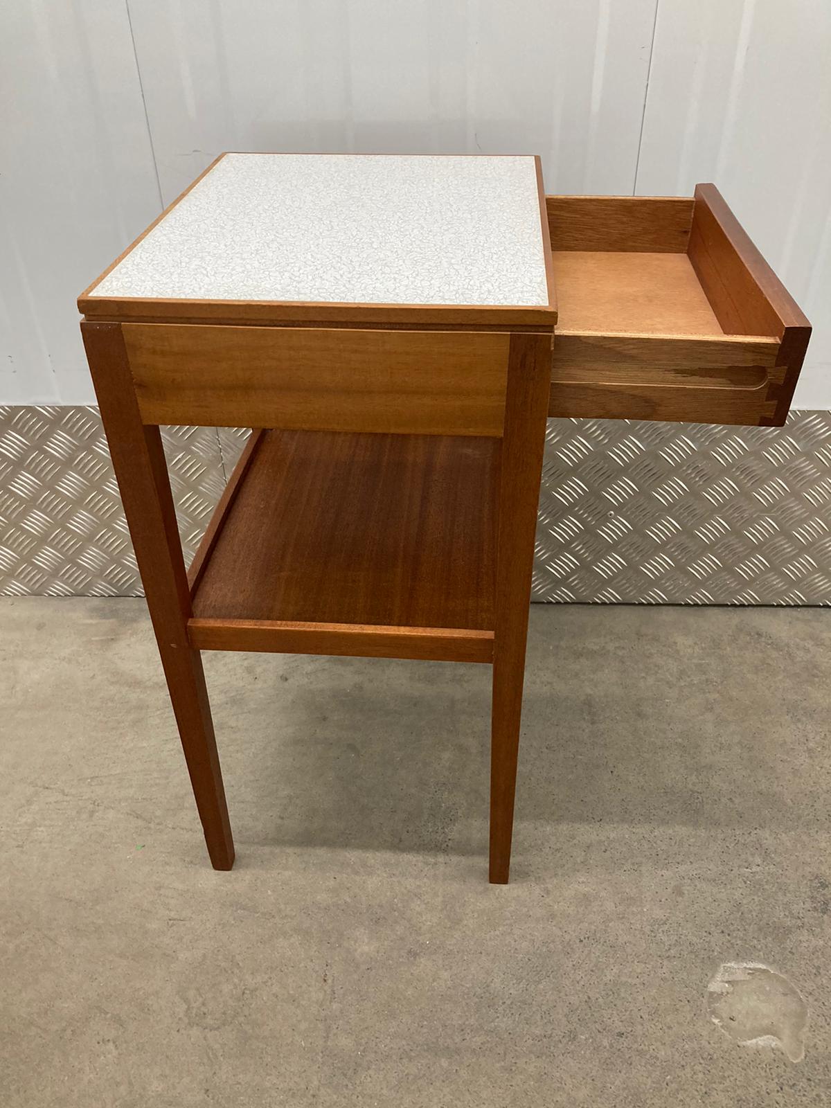 Remploy / ex MOD Bedside table - Fab modernist style