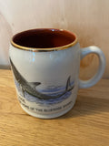 Buckfast Potteries Devon  - Looe  Mug  " The Home of the Bluenose Shark!"
