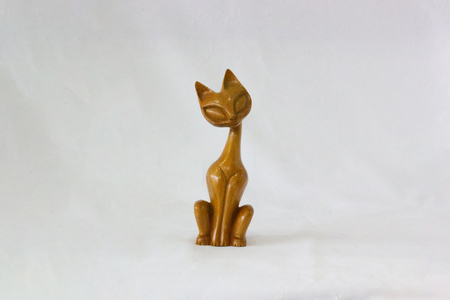 Mid Century Wooden Cat angle neck called Dexter