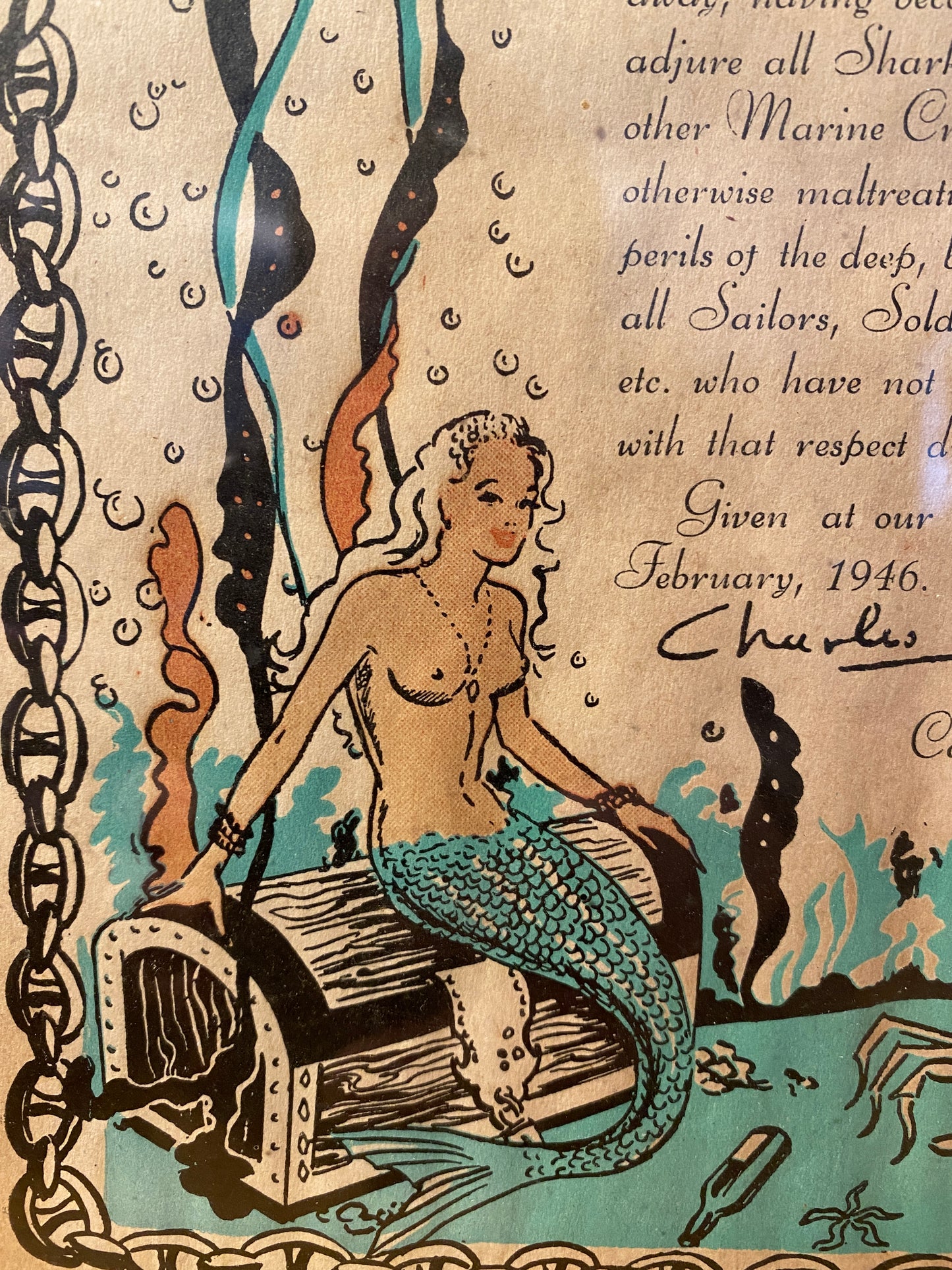 HMS * Suffolk Proclamation